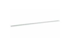 Canaleta LD3 de PVC rígido, con cinta adhesiva para instalación sin herramientas, 19.6 x 12 x 1828.8 mm, Color Blanco