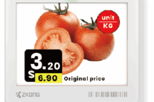 Etiqueta Electrónica de Estante ESL 4.2 Pulgadas / Pantalla EPD Matriz de Puntos 400x300 píxeles / 4 Colores (Negro, Blanco, Rojo, Amarillo) / BLE 5.1 con Encriptación AES-128 / Batería 5 Años / NFC Opcional / Cloud Mana