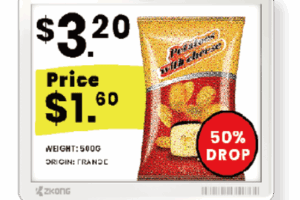 Etiqueta Electrónica ESL 5.8" EPD Matriz de Puntos / Resolución 648x480 Pixels / 4 Colores (Negro Blanco Rojo Amarillo) / BLE 5.1 con Encriptación AES-128 / Batería 5 Años / NFC Opcional / Cloud Management / Certifi