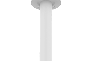 Soporte de Techo SBP-300CMI / Aluminio / Blanco / Peso 800g / Carga Máxima 10kg / Compatible con Modelos Hanwha Vision / Certificaciones EAC UL CE FCC
