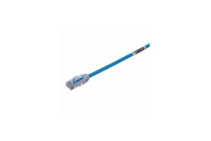 Cable de Parcheo UTP Cat6A, CM/LSZH, Diámetro Reducido (28AWG), Color Negro, 7 ft