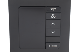 Termostato e7 EMS: 100-277 VCA: Ónix negro