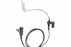 Micrófono Audífono de Solapa Para Radio Marino TXM52 / Tubo Acústico Transparente / 2 Cables / Audio Nítido en Transmisión y Recepción