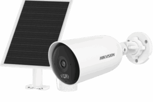 Kit Solar IP All in One / AOV / Bala IP 4 Megapixel / Lente 2.8 mm / Panel Solar + Batería de Respaldo de Litio (9000 mAh) / Conexión 4G / Audio de Dos Vías / IP65 / Micro SD