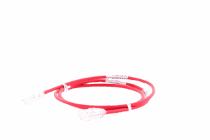Cable de Parcheo TX6, UTP Cat6, Diámetro Reducido (28AWG), Color Rojo, 2ft