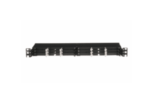 Panel de Distribución de Fibra Óptica, Acepta 18 Cassettes HD Flex™ en 4 Espacios, Hasta 144 Fibras, 1 UR