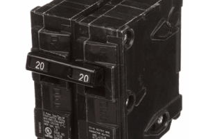 Interruptor automático enchufable tipo QP 2 polos, 20 amp