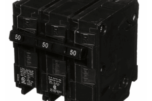 Interruptor automático enchufable tipo QP 3 polos, 50 amp