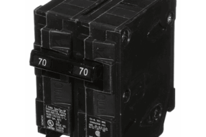 Interruptor automático enchufable tipo QP 2 polos, 70 amp