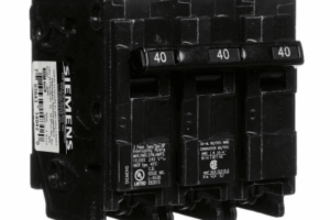 Interruptor automático enchufable tipo QP 3 polos, 40 amp