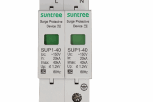 Supresor de Picos Transitorios de Voltaje, Diseñado Para Sistemas Fotovoltaicos, Uso en Corriente Alterna 220 Vca ,2 Polos.