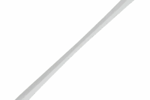 Jumper Coaxial Delgado Color Blanco de 25.4 centímetros de Longitud y Conectores F Hembra en Ambos Extremos. 75 Ohm de Impedancia.