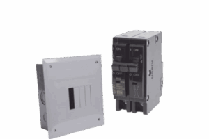 Kit Centro de Carga 4P para sobreponer con 2 Interruptores Térmicos de 2 Polos, 30Amp 120/240Vca 10kA.