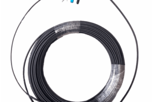 Rollo de Fibra Óptica Drop Redonda G657A2 Monomodo Simplex de 150 Metros con Conectores SC/UPC-SC/UPC para Instalaciones Aéreas o a la Intemperie