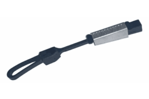 Tensor Plastico para Fibra Óptica Drop Plana de 5x2 mm, Span 80 metros (Termoplastico Resistente a los Rayos UV)