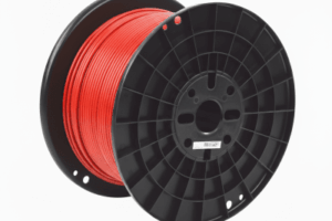 Bobina de Cable UTP de 4 Pares, Vari-MaTriX HD, Cat6A, 23 AWG, CMR (Riser), Color Rojo, 305m
