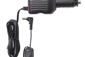 Cable de carga de alimentación para recpetores IC-R3 / IC-R5, con conexión para conector de encendedor vehicular