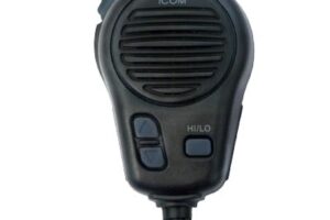 Micrófono Bocina para Radio IC-M504 / Color Negro / Compatibilidad Icom / Comunicación Marina