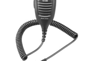 Micrófono de solapa con antena de GPS. Para IC-F3103D / 4103D.