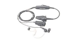 Micrófono con audífono 2 cables color negro (IS) P/  NX-5200 NX-5300 NX-200 NX-300 NX-3200 NX-3300 TK-480