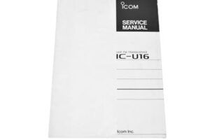 Manual de servicio para IC-U16