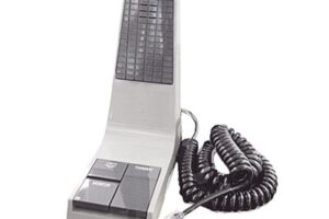 Micrófono de escritorio para radio móvil como estación base