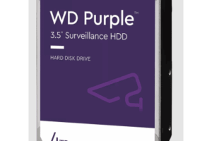 Disco Duro WD Purple Surveillance / 4TB / SATA 6Gb/s / 3.5" / Tecnología AllFrame / 180TB año Workload / Soporte 64 Cámaras HD / 16 Bays / Componentes Anti-Corrosión / 3 Años Garantía