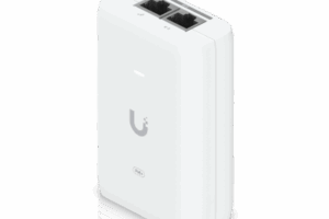 Adaptador PoE+ 2.5G / hasta 30 W / 48V 0.65A / (2) Puertos RJ45 MultiGigabit 2.5G / Salida PoE+ / LED Indicador / Ideal para APs UniFi WiFi 7 / / Protección contra Sobretensiones