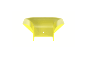 Accesorio de Control de Radio de Curvatura, Para Bajadas de Cable con Canaletas FiberRunner 4x4, Color Amarillo