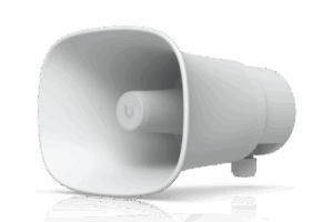 UniFi Protect AI Horn Speaker, Altavoz IP 120 dB, PoE+, Alerta AI Avanzada, Montaje Pared, Esquina y Poste, IP66