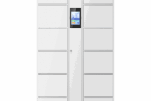 Locker Inteligente de 12 Espacios con Reconocimiento Facial Incluido de 8" / MAESTRO / Uso para Visitantes y/o Empleados / Fácil Uso y Puesta en Marcha