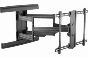 Soporte de Pared Articulado para Pantallas 37" a 85" / Extensión 800 mm / Capacidad de Carga 69.9 kg / Gestión Integrada de Cables / Patrones VESA Múltiples / Inclinación con Bloqueo
