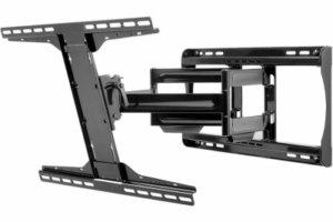 Soporte de Pared Articulado Paramount para Pantallas 39" a 90" / Extensión 542 mm / Capacidad 68KG / VESA 200x100 a 600x400 mm / Inclinación +15°-5° / Pivote ±90°