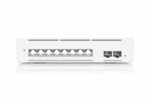 USW Pro XG 8 PoE Switch PoE++ Capa 3 Etherlighting™ de 8 Puertos 10GbE (Todos PoE++) y 2 Puertos SFP+ con Disponibilidad PoE de 155W