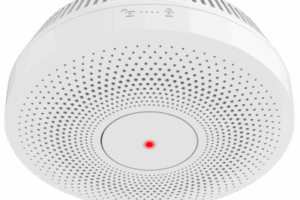 Detector de Humo Interlink / Doble Tecnología de Sensor de Luz / Alarma Auditiva 85dB / Batería de Litio 10 Años / Autoverificación / Control Remoto Inalámbrico / Interconectable 30 Dispositivos