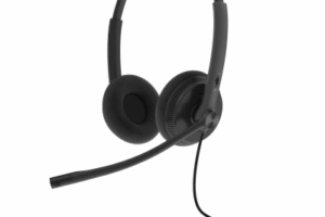 Diadema USB Yealink UH34 Lite Dual con Almohadillas de Esponja y Certificación Microsoft Teams