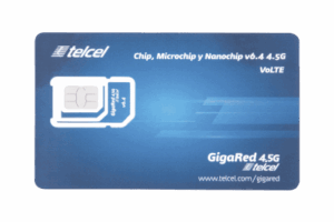 SIM SYSCOM 5 GB mensual para dispositivos móviles 3G/4G (Telcel) 1 año de servicio (solo datos)