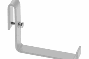 Accesorio Montaje en L, Para Instalación Adicional Aérea de Cables, de Acero, Color Blanco