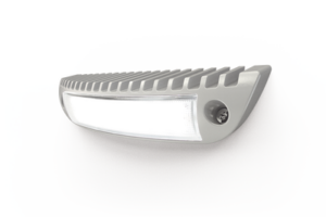 Luz de cortesía con bisel color blanco ideal para ambulancias y vehículos de rescate