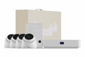 UniFi Protect UNVR Instant Kit – Solución Todo en Uno con NVR Instant, 4 Cámaras G5 Turret Ultra y Disco Duro de 1 TB para una Configuración Rápida y Sencilla