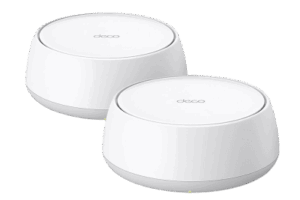 Kit Routers Inalámbricos MESH Interior para Hogar / Doble Banda Wi-Fi 7 BE3600 Mbps / 2 Puerto 1 Gigabit WAN/LAN / 4 Antenas Internas / Operación Multi-Link MLO / Administración Mediante la App Deco (iOS, Android) / HomeShield