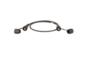 Patch Cord Cat6A IndustrialNet, Blindado S/FTP, Con Un Plug Industrial y Tapa, 2 Metros