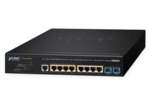 Switch AV Administrable Capa 2/ Compatible con Dante / 4 Puertos Gigabit PoE++ 802.3bt 95W + 4 Puertos Gigabit PoE+ 802.3at 32W + 2 Puertos 10G SFP+ / Presupuesto PoE 240W / Dual UI Pro AV y Standard / Compatibilidad Dante y NDI / Fanless / VLAN Routing I