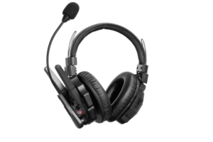 Diadema de Comunicación Inalámbrica Binaural / Cancelación de ruido IA / Comunicación Distancia 500m / Bluetooth / Batería 1050mAh / Resistente a la Lluvia