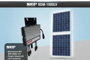 Kit Solar Interconexion  / 1kW  127Vca / Microinversores HOYMILES / Montaje Incluido