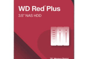 Disco Duro NAS WD Red Plus / Tecnología CMR / Capacidad 4TB / SATA 6 Gb/s / 7200 RPM / NASware 3.0 / 180TB año Workload / 1M Horas MTBF / 3 Años Garantía