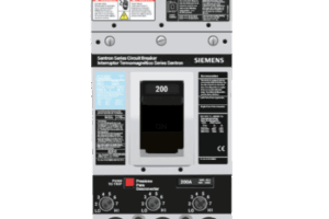 Interruptor Termomagnético 600V 3X200A, Con zapatas principales.
