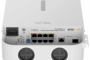Switch PoE / Administración en la nube / Con 8 puertos 10/100/1000 Mbps PoE af/at/bt  / 1 Puerto Ethernet Uplink 10/100/1000 MBPS/1 Puerto SFP Uplink 10/100/1000 MBPS  / Presupuesto 110 W / PoE hasta 250 metros / Soporta protocolo ONVIF