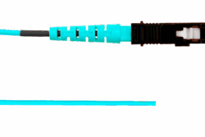 Pigtail de Fibra Óptica SC Simplex, Multimodo OM3 50/125, 900um, Color Aqua, 2 Metros