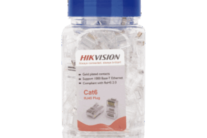 Bote con 100 Piezas de Plug Modular RJ45 / Cat 6 / Chapado en Oro a 15 Micras / Sin Blindaje / Facil Instalación / Uso Interior / Soporta Norma TIA-568B / Cumple con RoHS 2.0